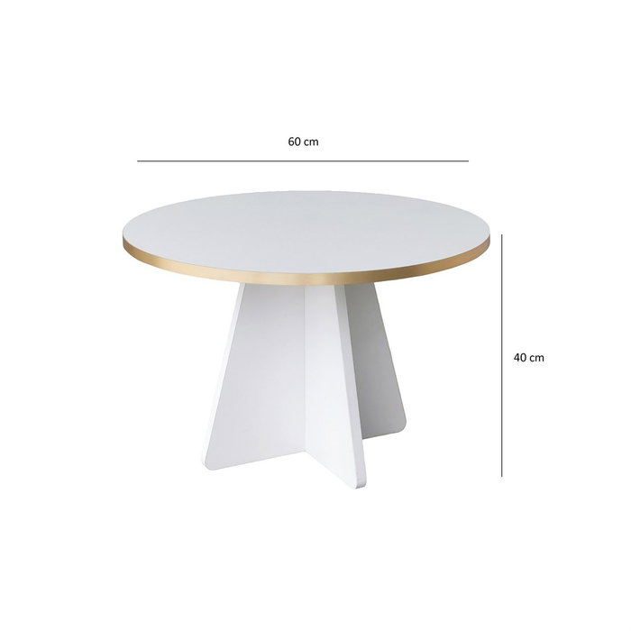 Hanah Home Mushroom - Gold, White v2